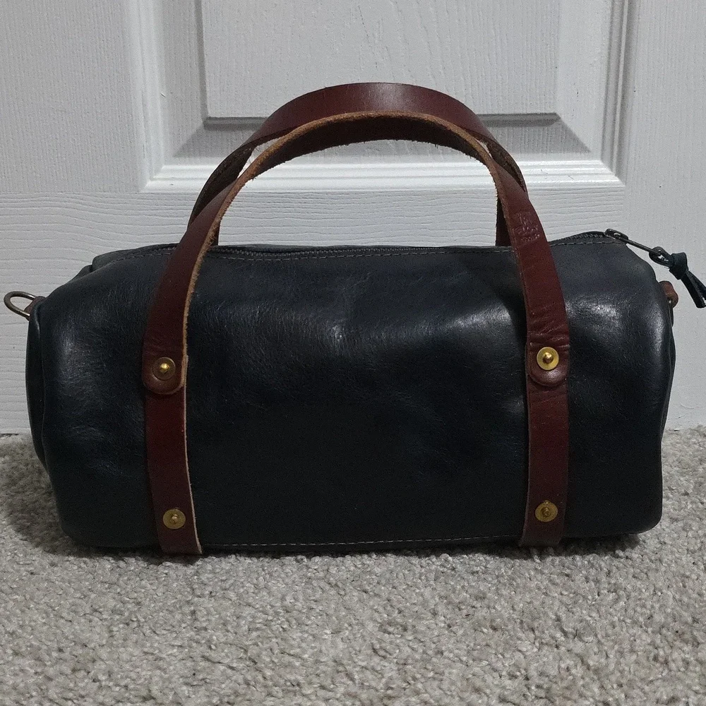 Go Forth Goods GFG Leather Regular Jane Indigo Bison Bag - Picture 2 of 9